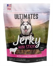 Ultimates Dog Treat Jerky Sticks Lamb Mini