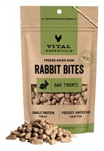 Vital Essentials Vital Rabbit Bites Freeze Dried Dog Treats