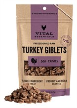 Vital Essentials Vital Turkey Giblets Freeze Dried Dog Treats