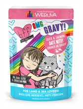 Weruva BFF Oh My Gravy Date Nite Duck Salmon Dinner in Gravy Grain Free Cat Food Pouch