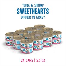 Weruva BFF Tuna and Shrimp Sweethearts Can