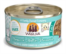 Weruva Classic Cat Meows n Holler PurrAmid Chicken Shrimp Pate Canned Cat Food
