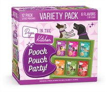 Weruva Dogs in the Kitchen Pooch Pouch Party Variety Pack Wet Dog Food