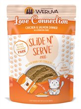 Weruva Love Connection Chicken and Salmon Dinner Slide N Serve Cat Pate Pouch