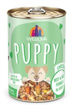 Weruva Puppy Beef Rice Formula in Gravy Dog Can
