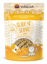 Weruva The Slice is Right Wild Caught Salmon Dinner Slide N Serve Cat Pate Pouch
