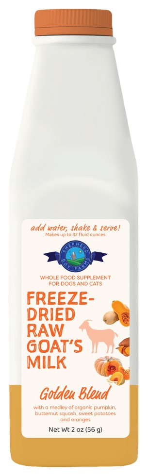 Shepherd Boy Farms Freeze Dried Raw Goats Milk Golden Blend For Dogs and Cats