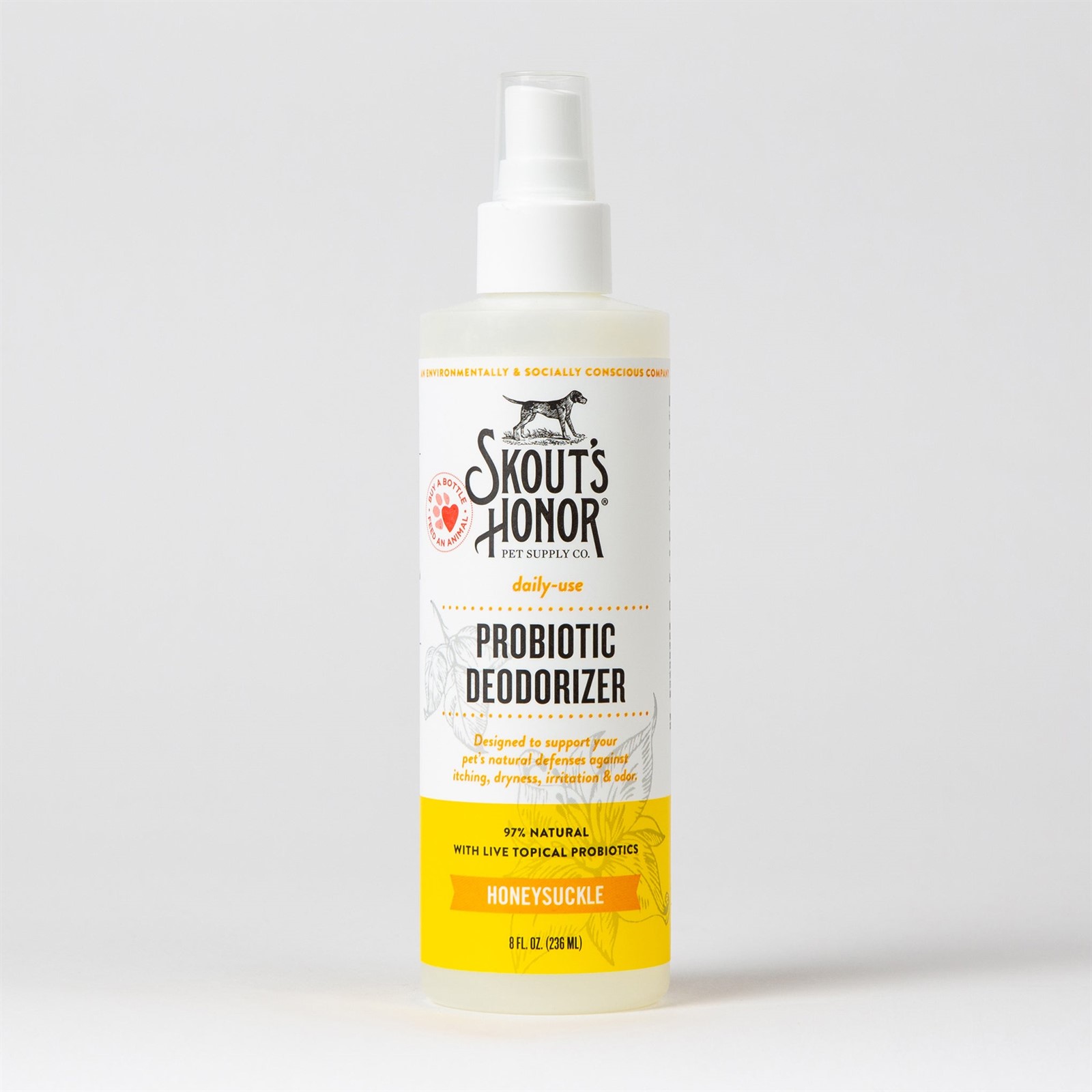 Skouts Honor Probiotic Honeysuckle Daily Use Pet Deodorizer