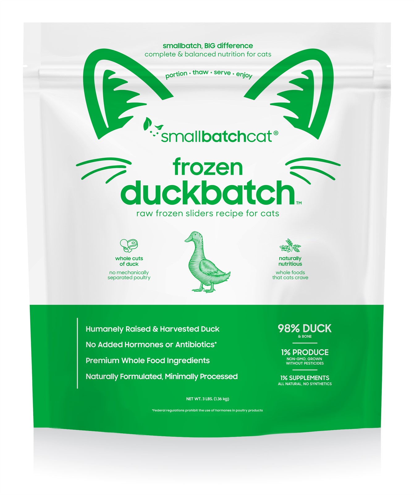 Small Batch Cat Frozen Sliders Duck