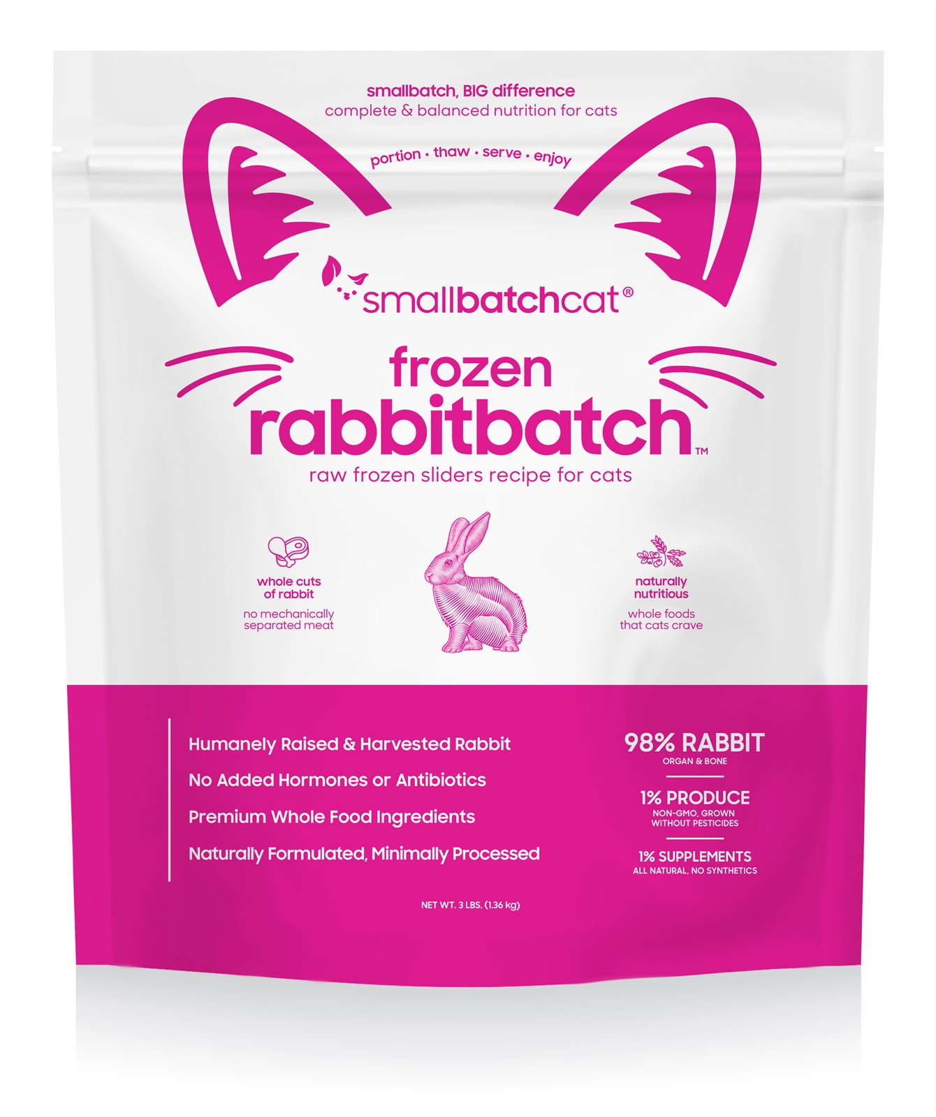 Small Batch Cat Frozen Sliders Rabbit