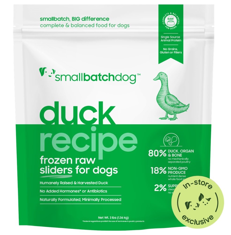 Small Batch Dog Frozen Sliders Duck
