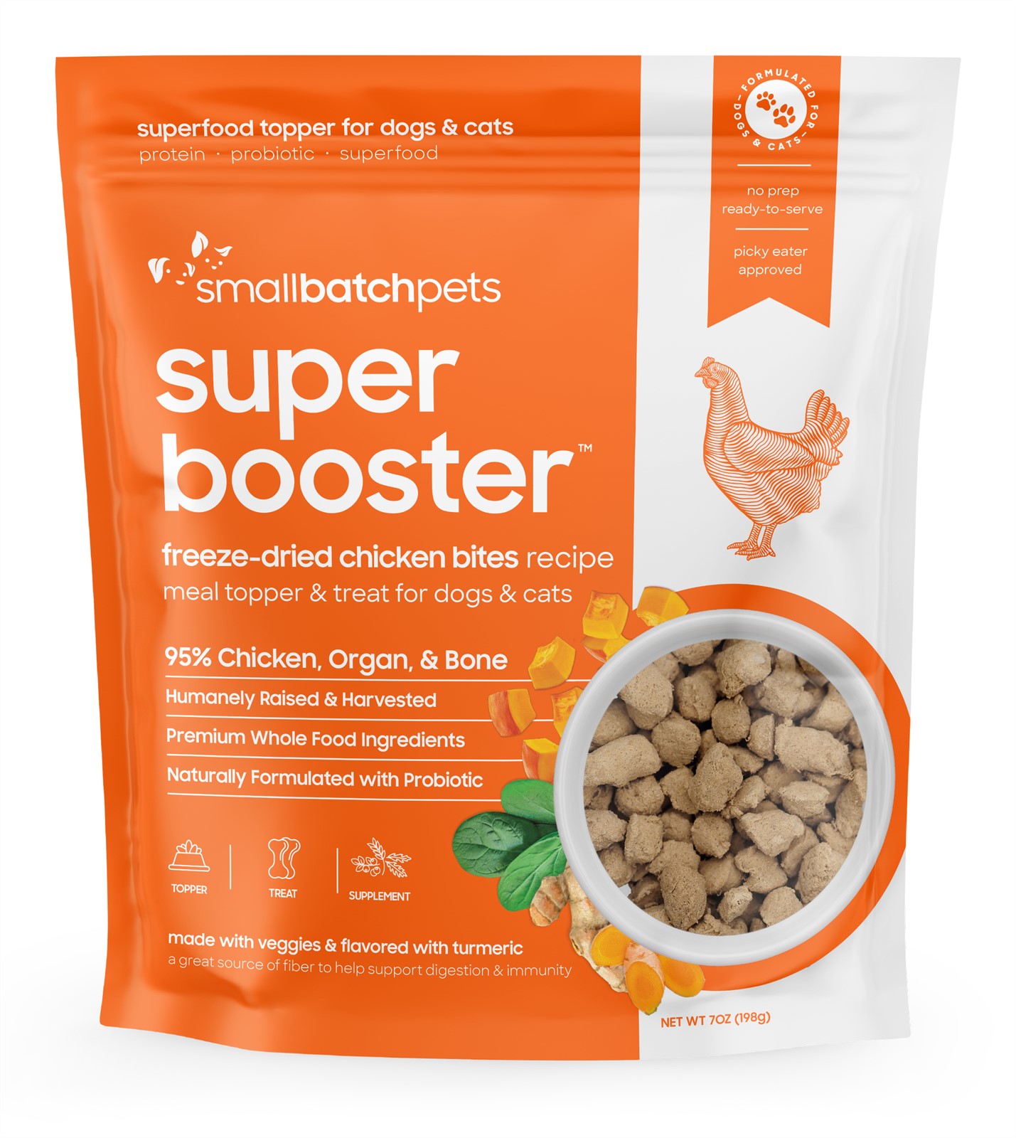 Small Batch Super Booster Freeze Dried Treat Chicken Bites
