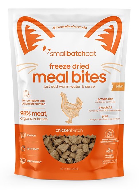 SmallBatch Cat Food Freeze Dried Mealbites Chicken