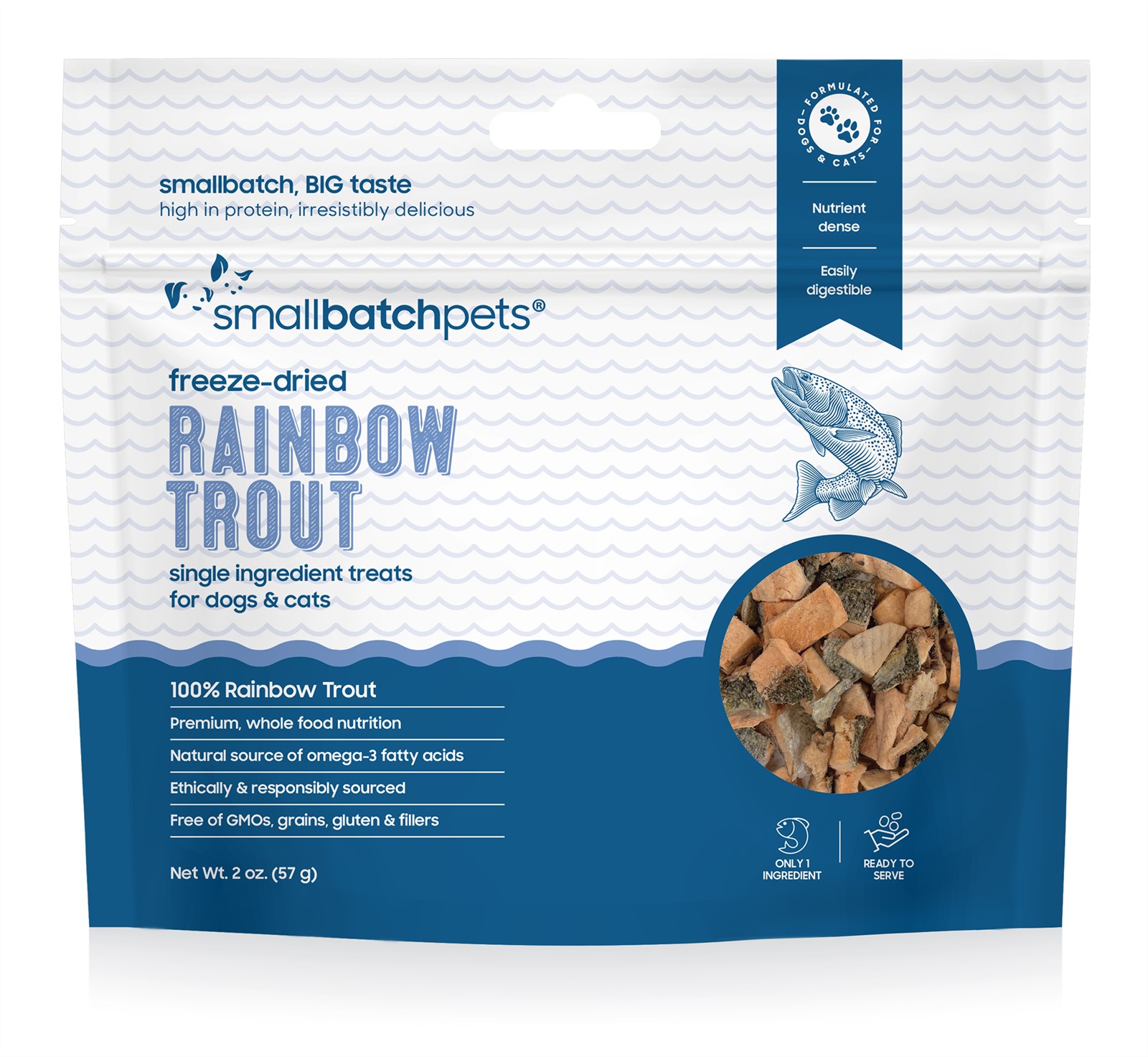 Smallbatch Rainbow Trout Dog Treat