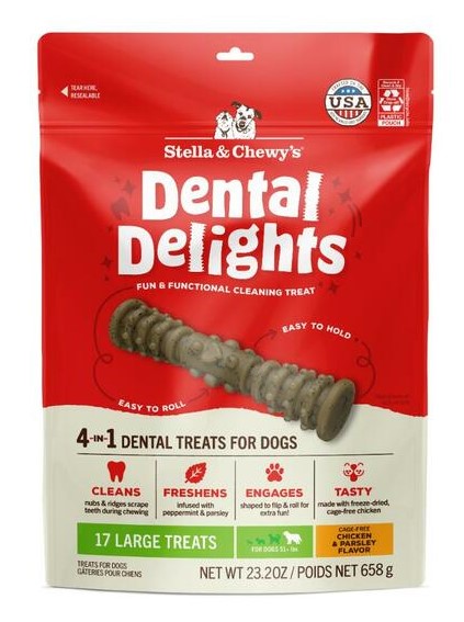 Stella and Chewys Dental Delights Large Dental Dog Treats