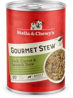 Stella and Chewys Dog Can Stew Duck Carrot Spinach 