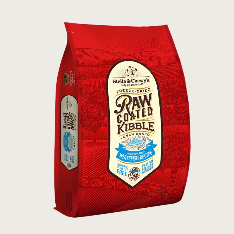 Stella and Chewys Raw Coated Baked Kibble Whitefish