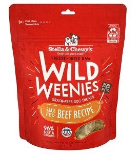 Stella and Chewys Wild Weenies Grass Fed Beef Recipe Dog Treat