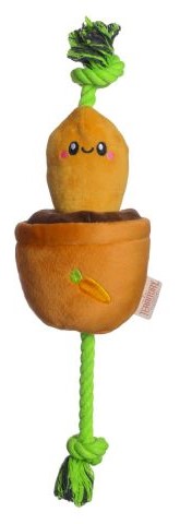 Territory Pet Carrot Treat and Tug Dog Toy