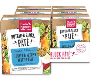 The Honest Kitchen Butcher Block Pate Turkey Autumn Veggies Pate Wet Dog Food