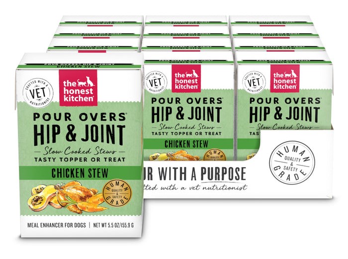 The Honest Kitchen Dog Wet Pour Overs Topper Joint Support Chicken
