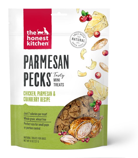 The Honest Kitchen Parmesan Pecks Chicken Parmesan Cranberry Dog Treats