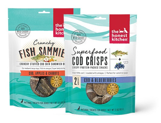 The Honest Kitchen Superfood Cod Crisps Cod and Strawberry