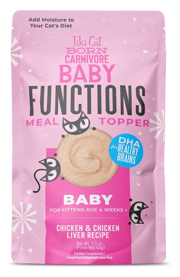 Tiki Cat Born Carnivore Functional Topper Baby