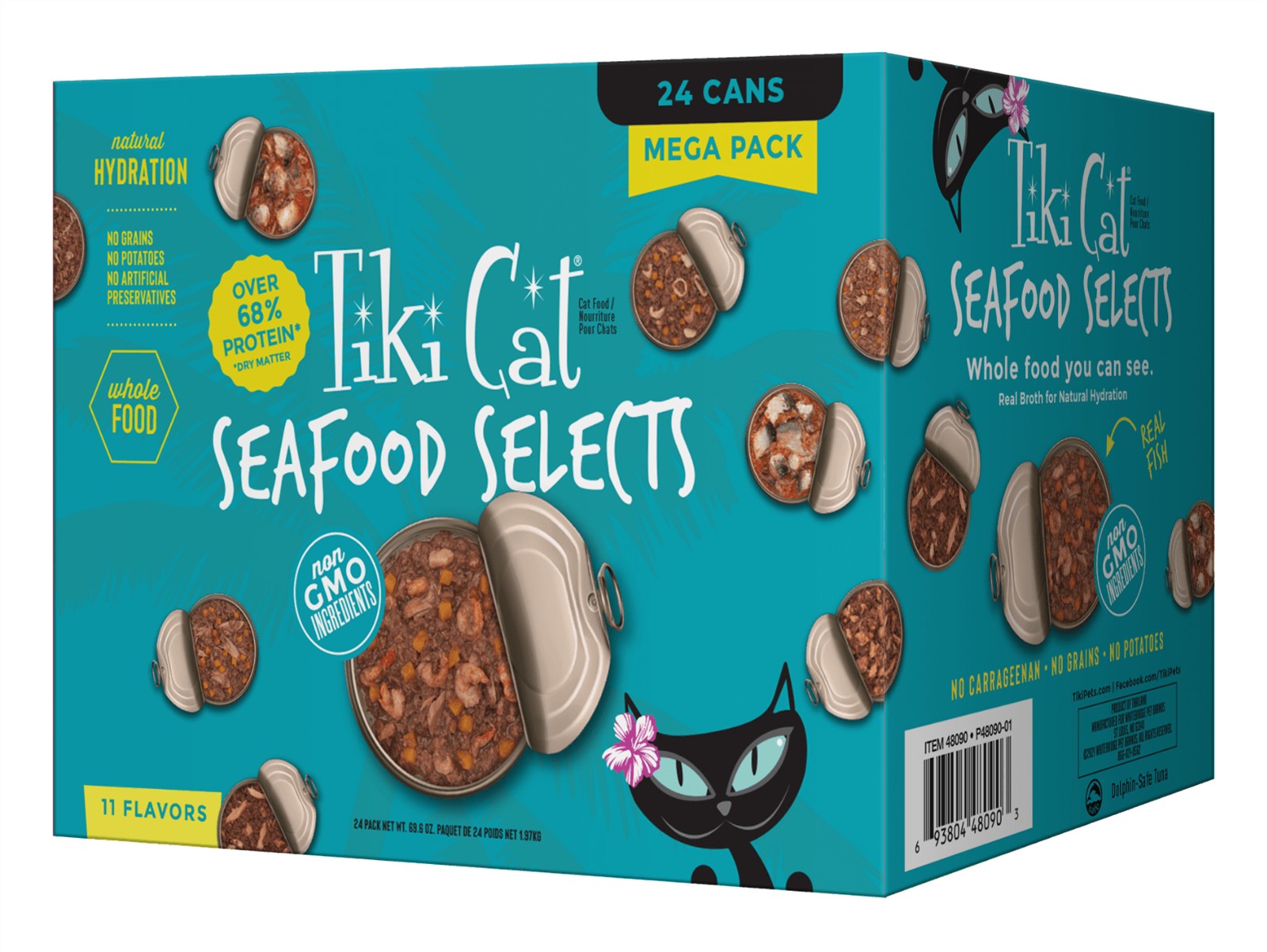 Tiki Cat Hawaiian Grill Cans