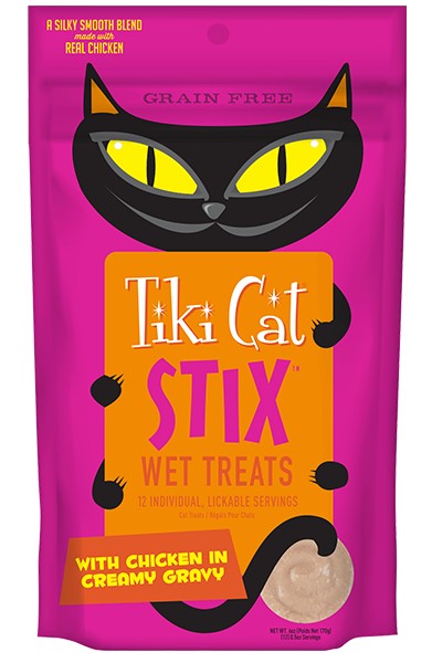 Tiki Cat Stix Chicken Mousse Grain Free Cat Food Topper