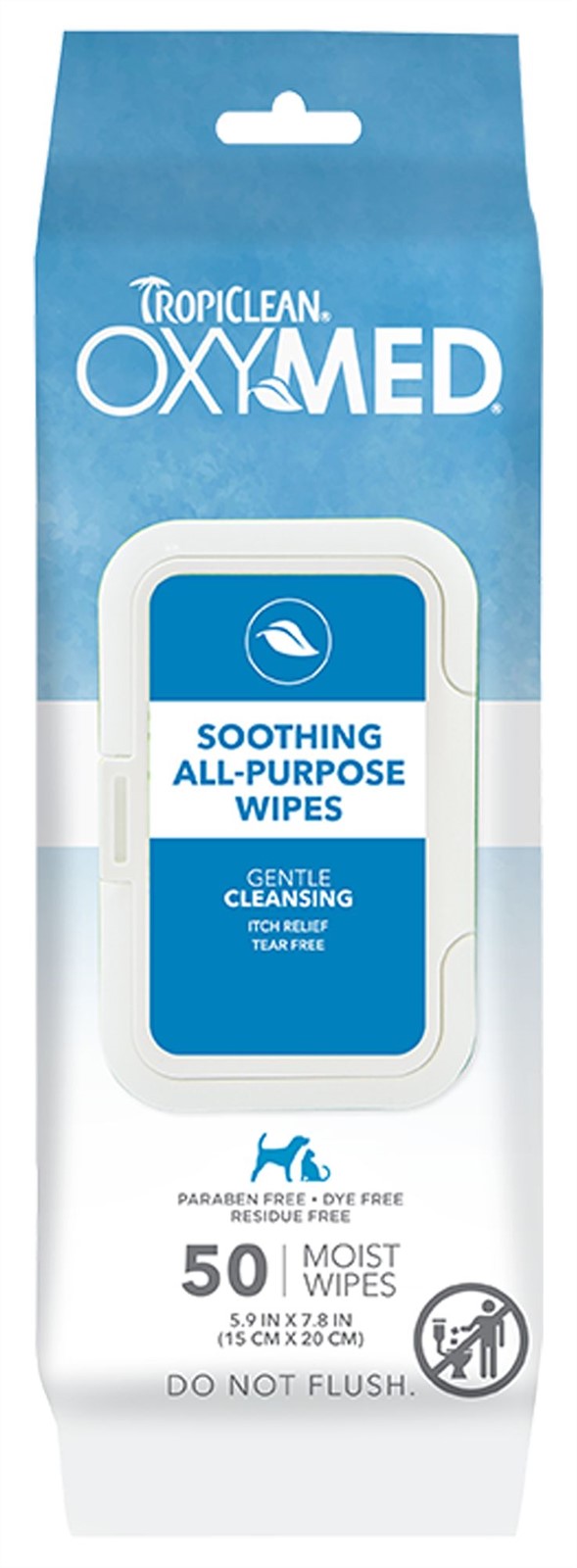 Tropiclean Oxymed Soothing Allergy Relief Wipes
