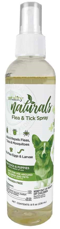 Vetality Naturals Flea and Tick Spray for Dogs