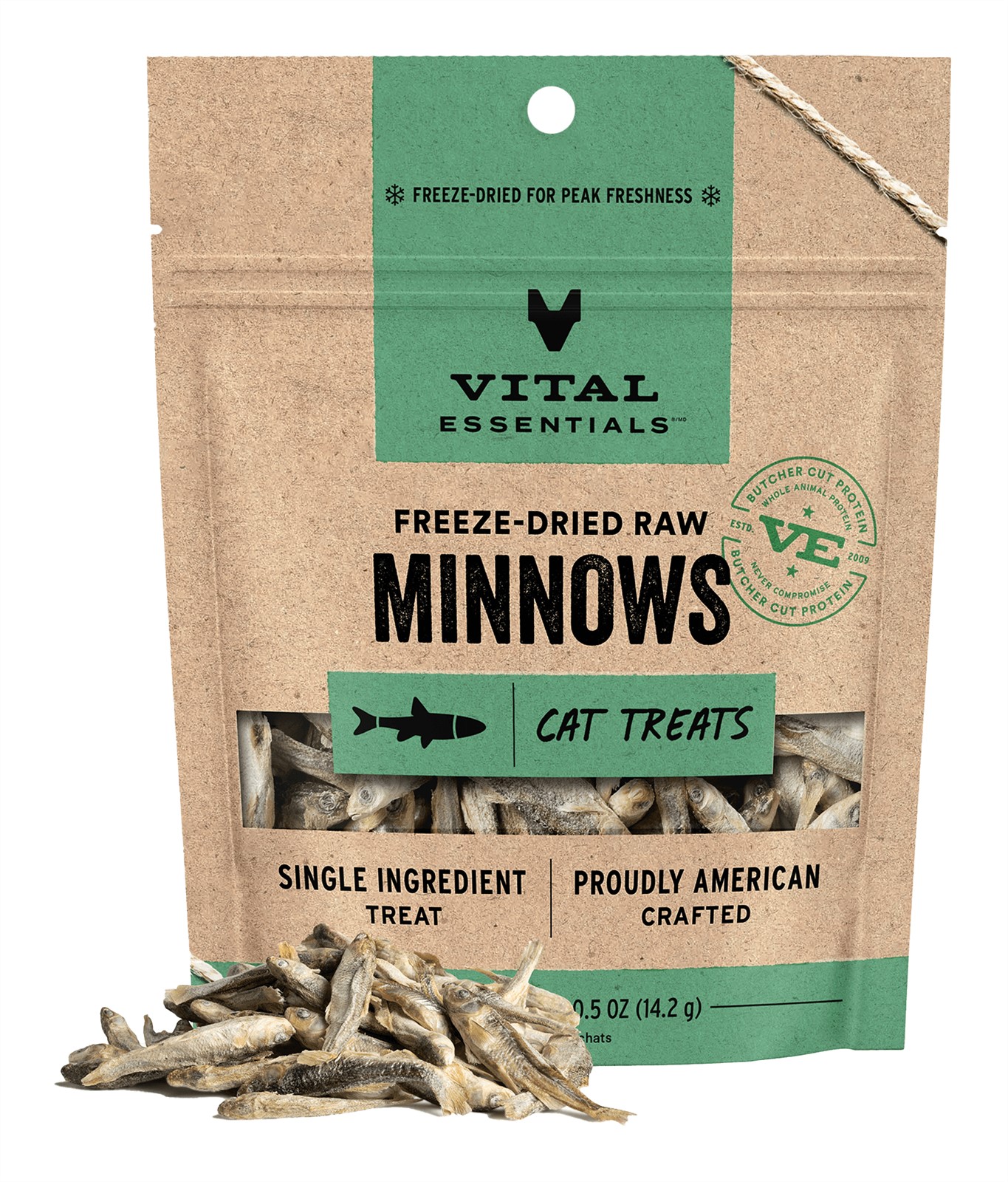 Vital Essentials Freeze Dried Cat Treats Minnows