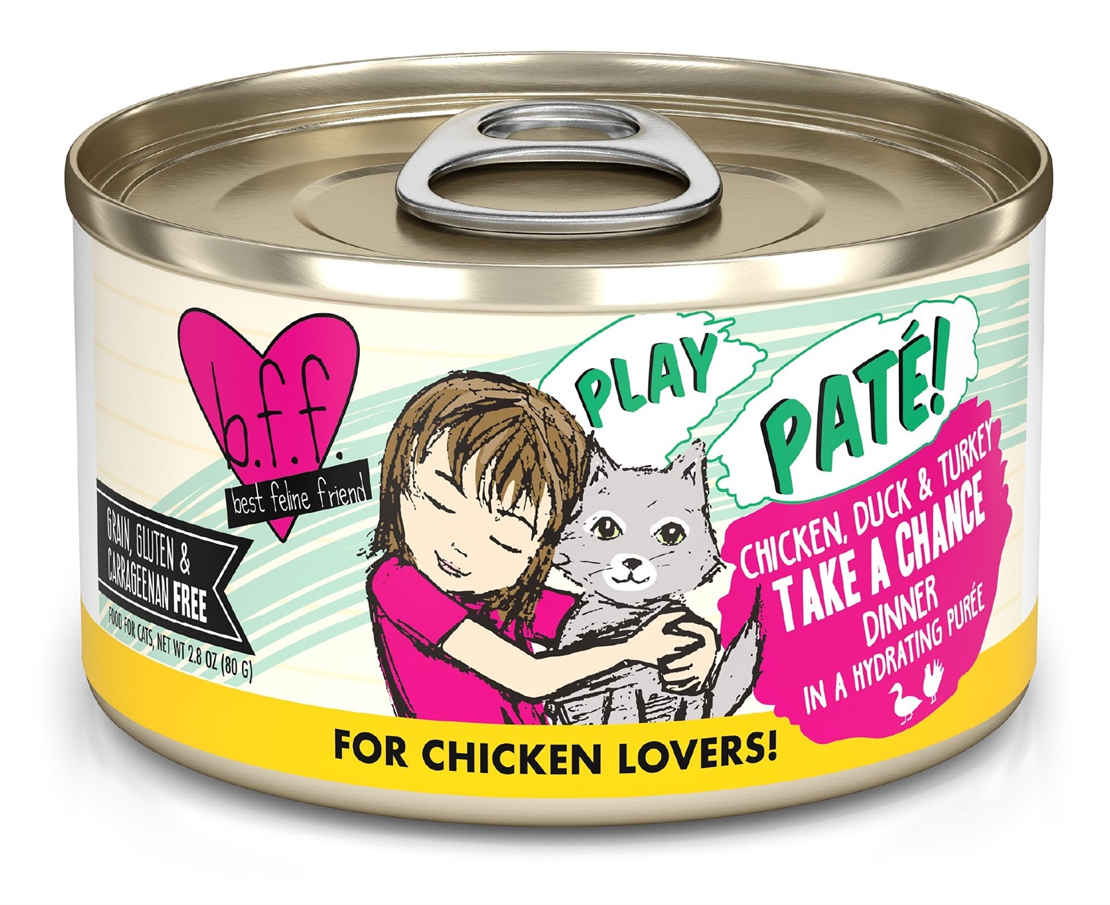 Weruva BFF Play Pate Lovers Chicken Duck Turkey Take a Chance Wet Cat Food