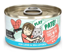 Weruva BFF Play Pate Lovers Salmon Tuna Tuck Me In Wet Cat Food