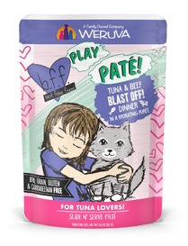 Weruva BFF Play Tuna Beef Blast Off Cat Pouch