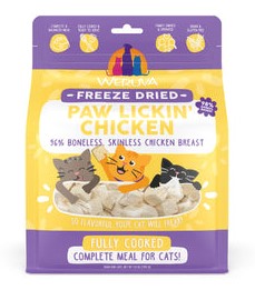 Weruva Cat Freeze Dried Paw Lickin Chicken Freeze Dried