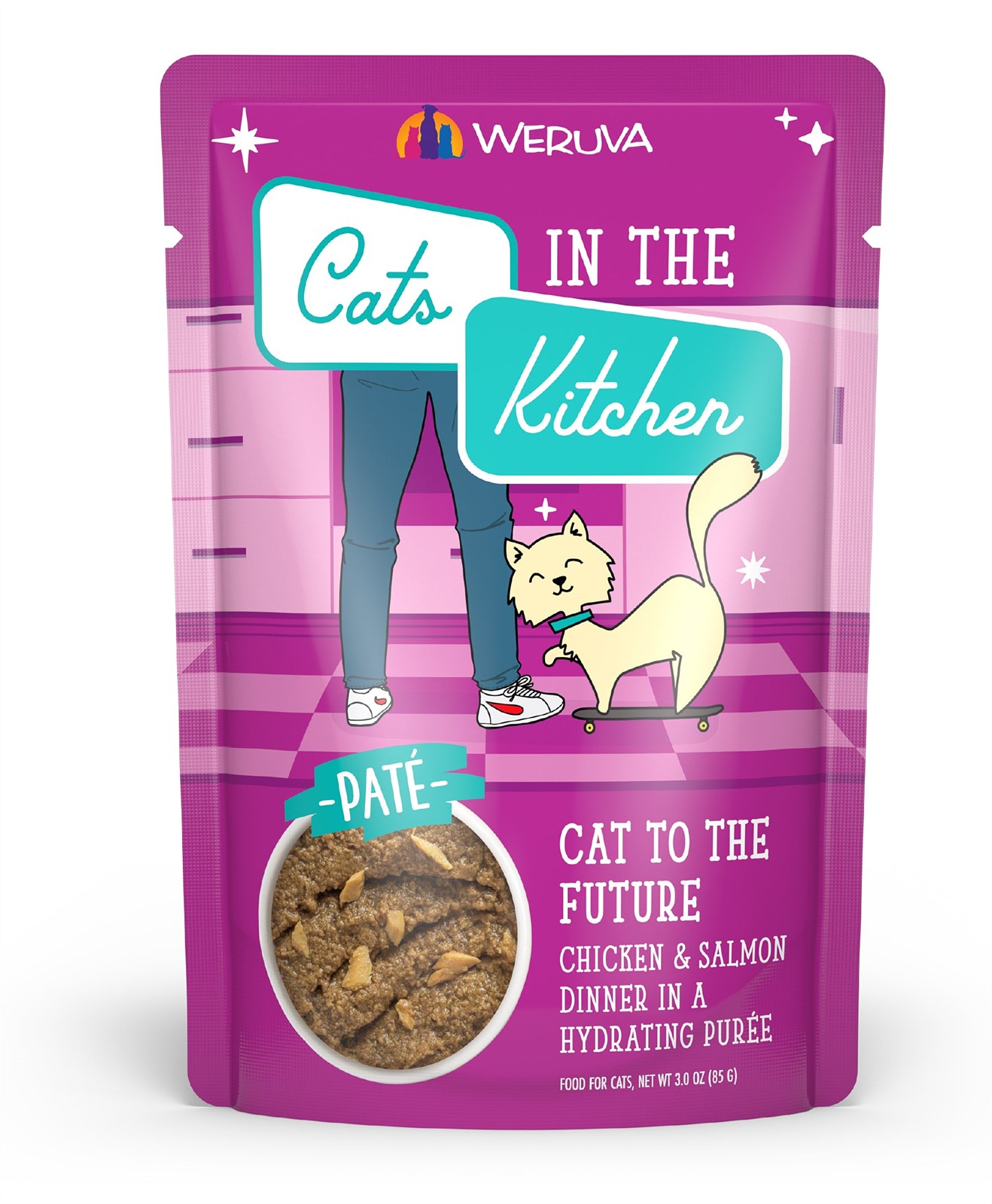 Weruva Cats in the Kitchen Cat to The Future with Chicken Salmon Grain Free Pouch