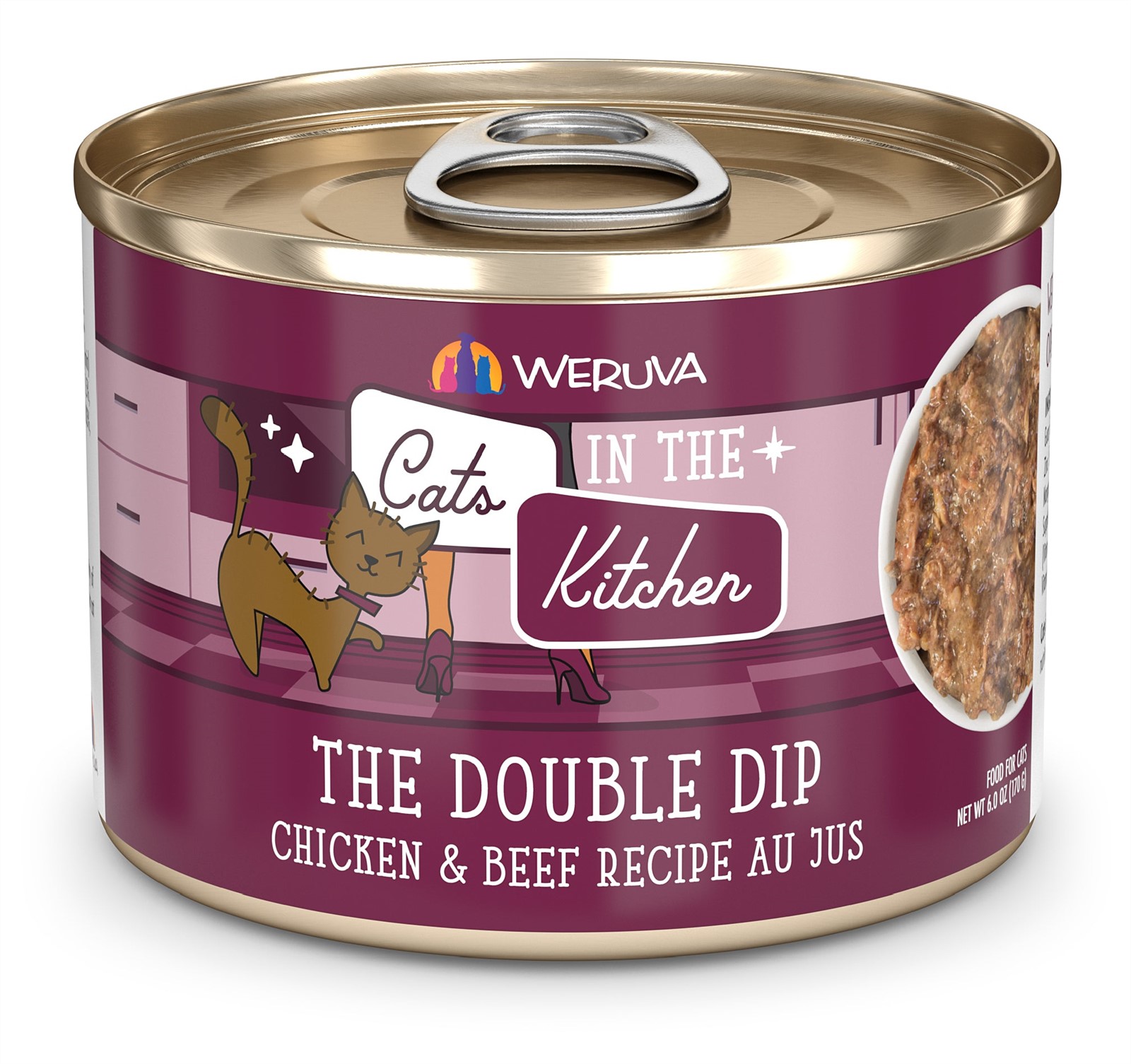 Weruva Cats in the Kitchen Double Dip Cans