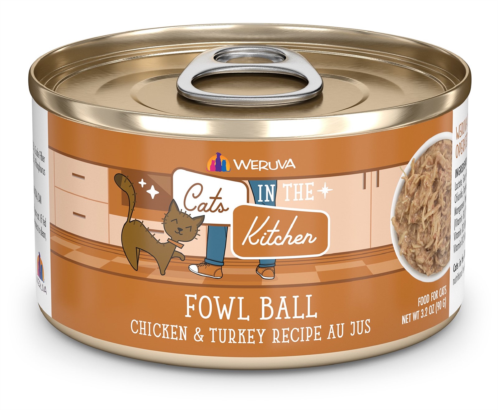 Weruva Cats in the Kitchen Fowl Ball Cans