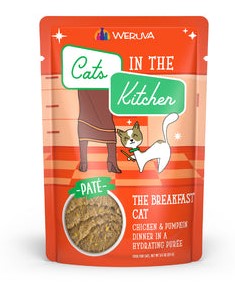 Weruva Cats in the Kitchen The Breakfast Cat with Chicken Pumpkin Grain Free Pouch