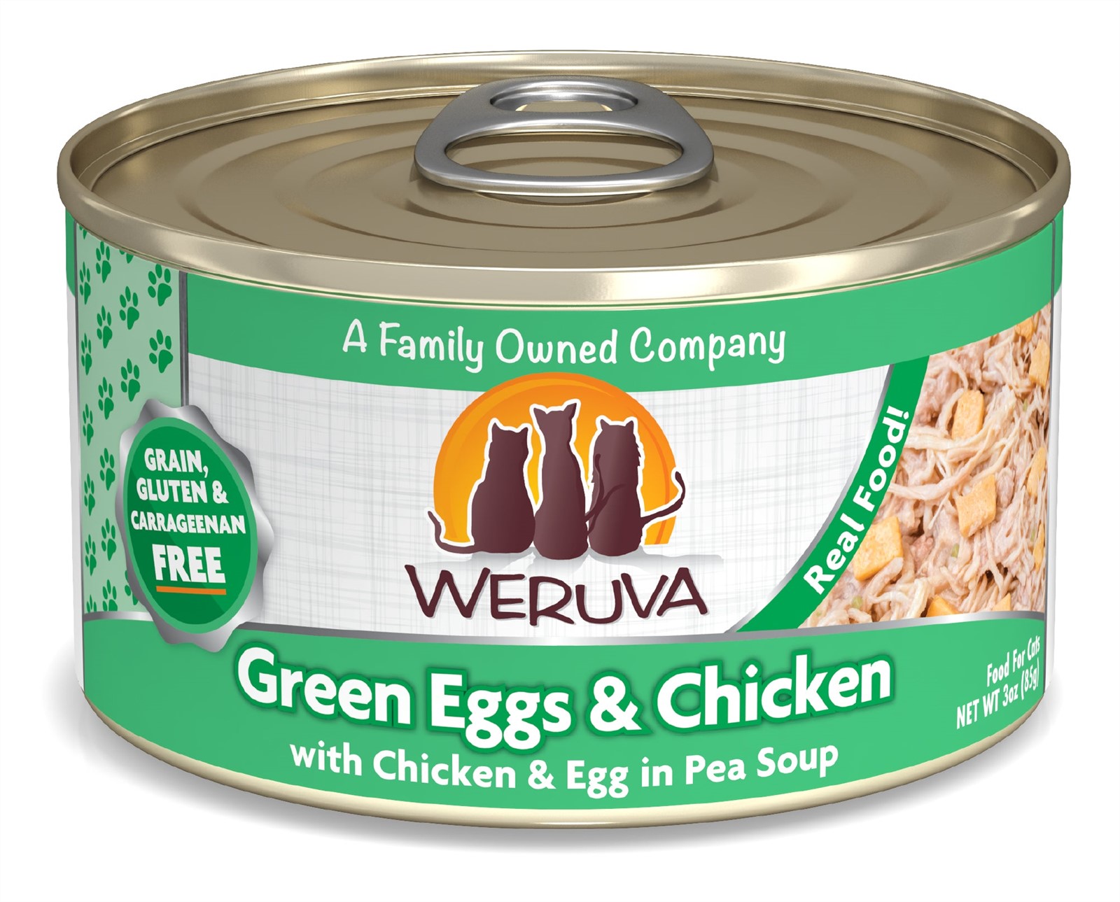 Weruva Green Eggs and Chicken Cat Cans