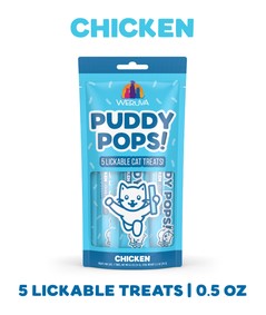 Weruva Puddy Pops Chicken Grain Free Lickable Cat Treats