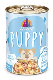 Weruva Puppy Chicken Rice Formula in Gravy Dog Can