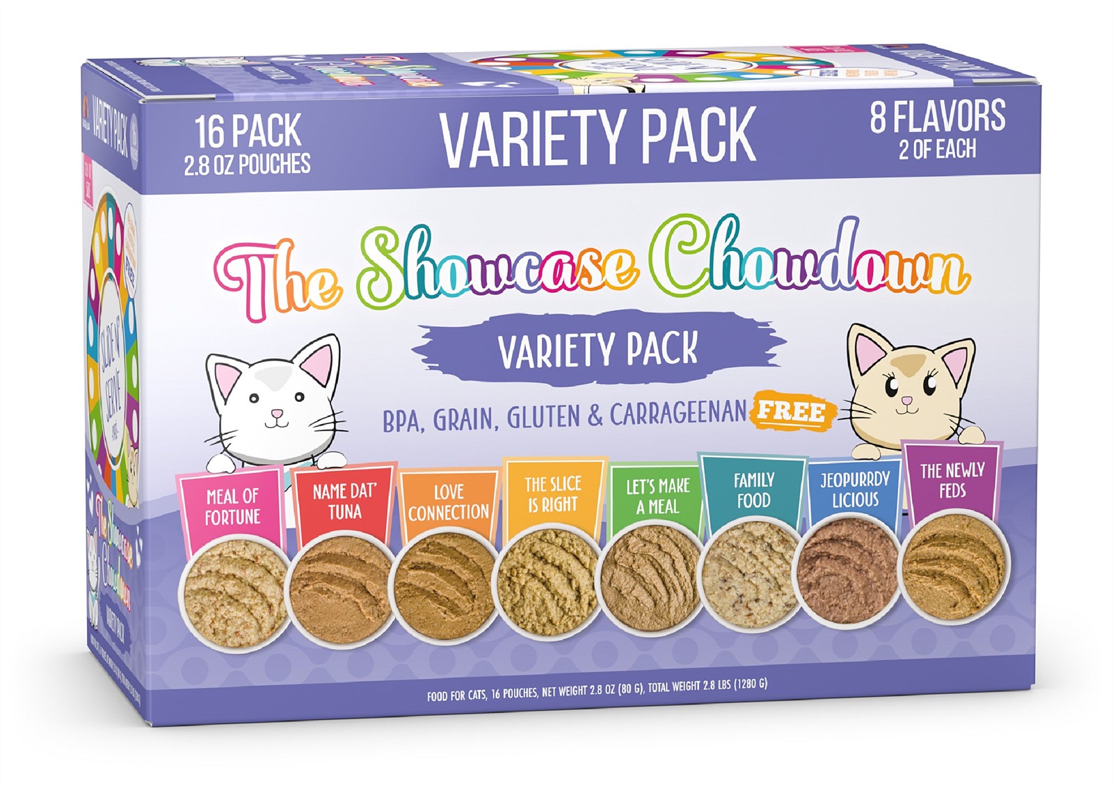 Weruva The Showcase Chowdown Dinner Slide N Serve Cat Pate Pouch