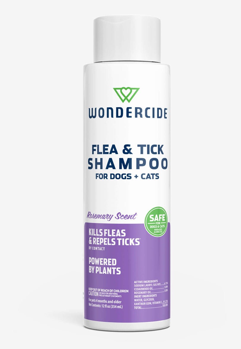 Wondercide Dog and Cat Grooming Flea and Tick Shampoo Rosemary