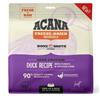 Acana Grain Free High Protein Fresh Raw Animal Ingredients Duck Recipe Freeze Dried Morsels Dog Food