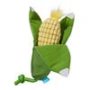 Bark Corn On The Slob Yellow Green Plush Dog Toy