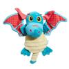 Bark Grimbold The Dragon Blue Red Plush Dog Toy