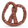 Bark Paulas Park Slope Pretzel Brown Plush Dog Toy